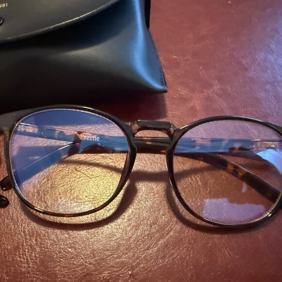 Przene Blue Light Blocking Glasses – 2 Pack (Black & Tortoise) w/ Case - Picture 2 of 3